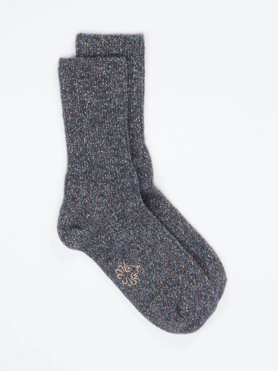 Alto Milano – Freizeitsocken aus Textil mit Glitzergarn