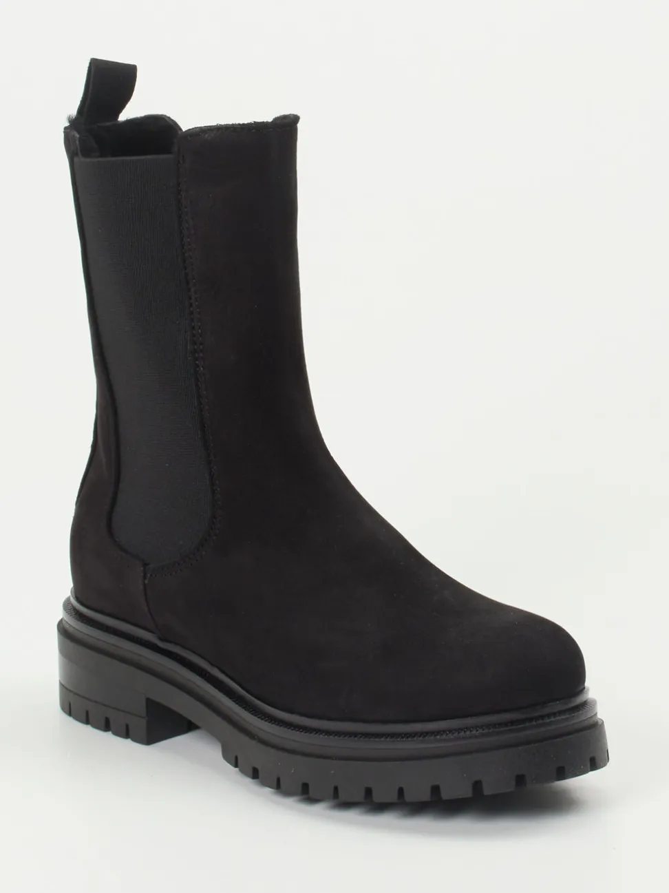 Andrea Puccini – Chelsea Boot aus Nubukleder schwarz