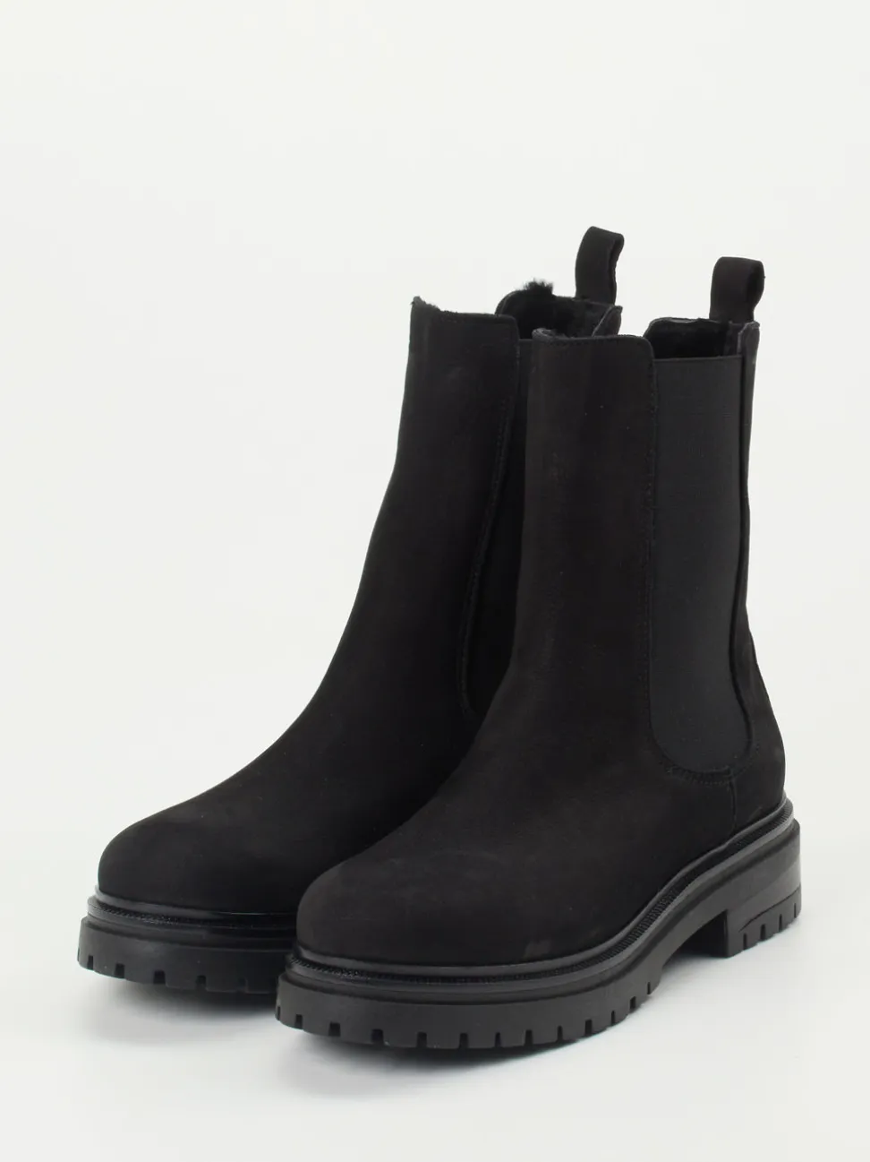 Andrea Puccini – Chelsea Boot aus Nubukleder schwarz