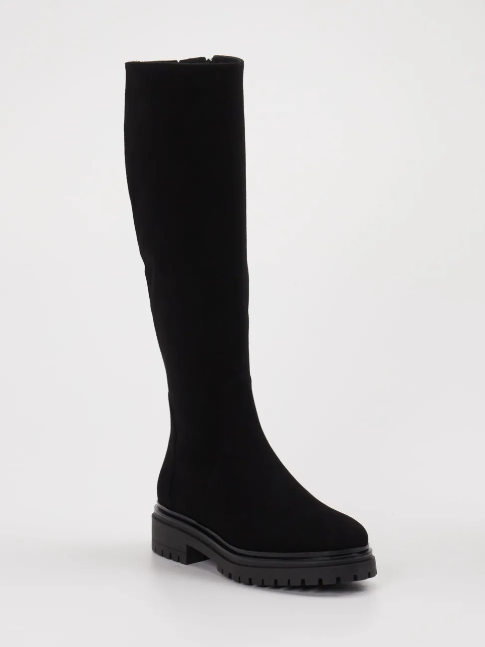 Andrea Puccini – Langschaftstiefel aus Leder schwarz