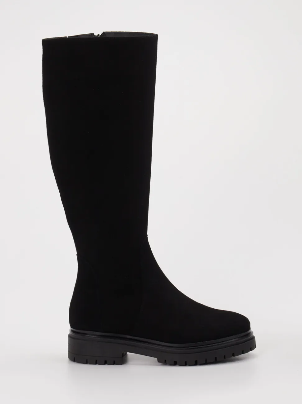Andrea Puccini – Langschaftstiefel aus Leder schwarz