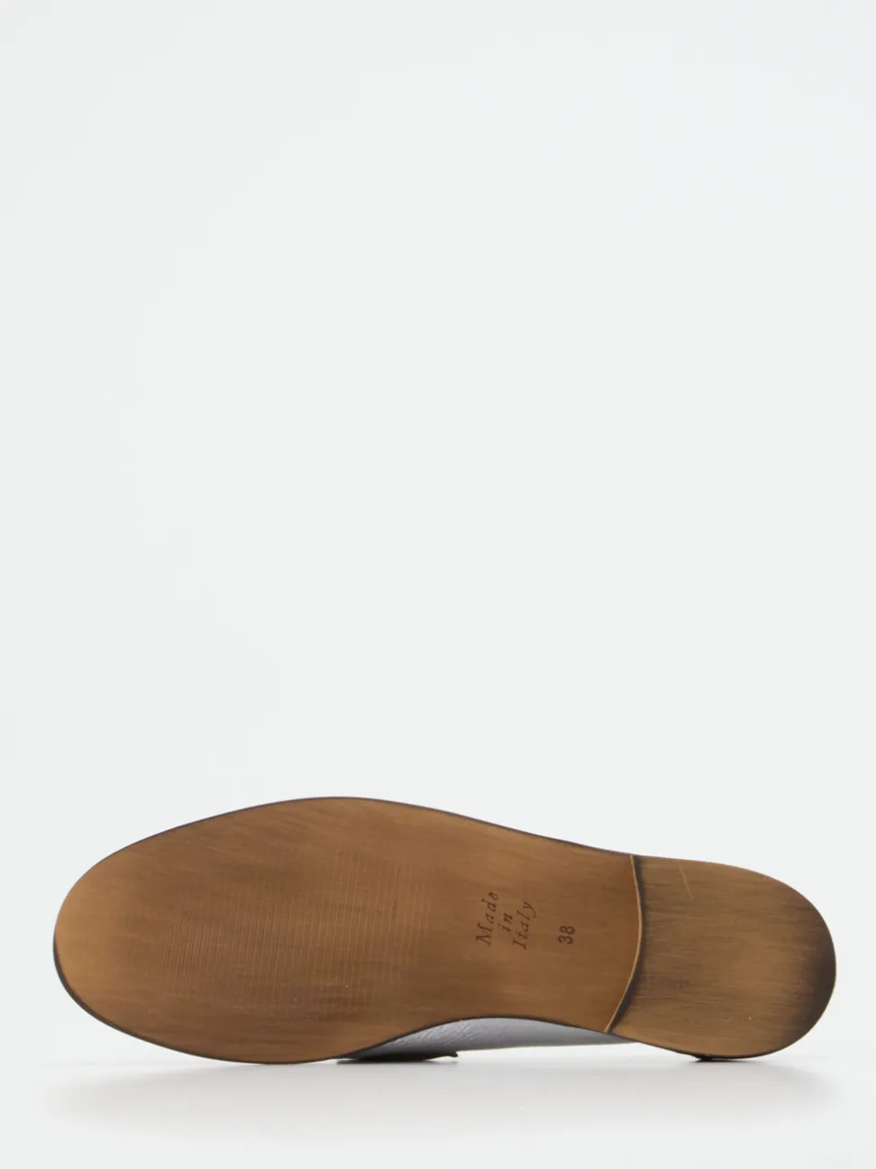 Andrea Puccini – Loafer aus Metallicleder silber