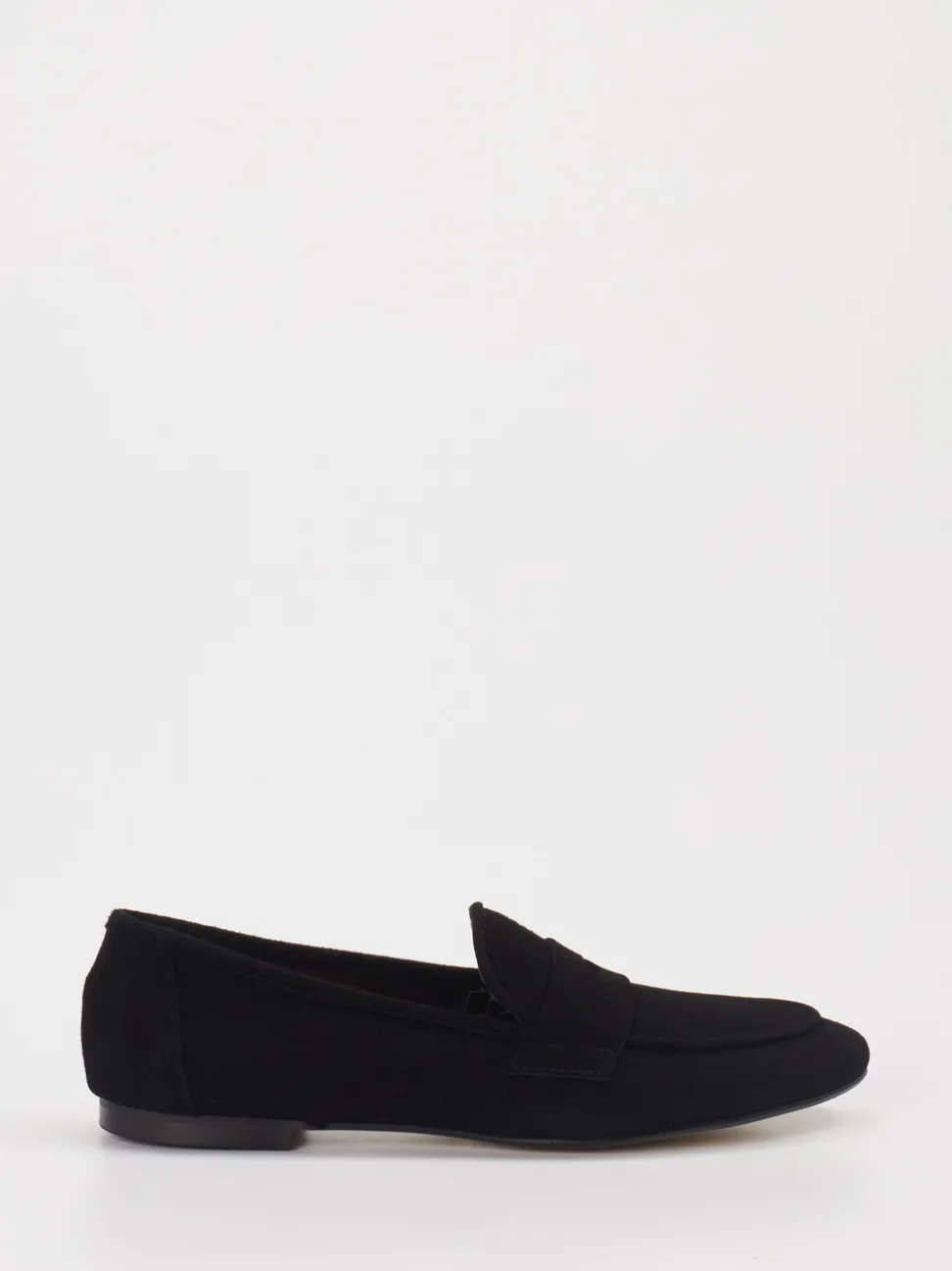 Andrea Puccini – Loafer aus Veloursleder Schwarz