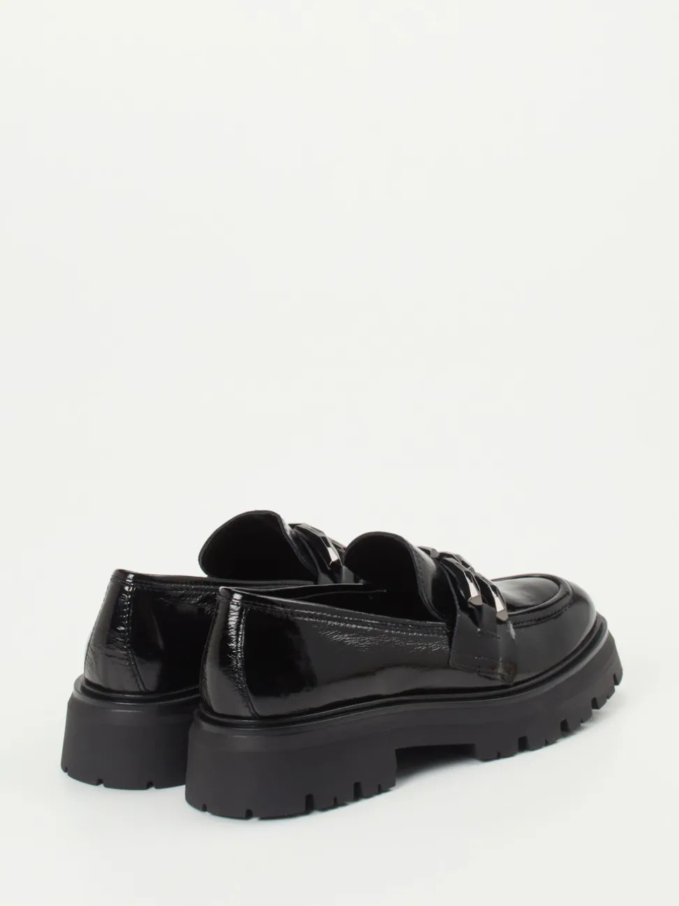 Andrea Puccini – Loafer aus Lackleder Schwarz