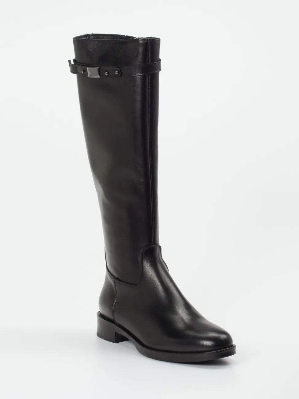 Andrea Puccini – Reitstiefel aus Kalbleder Schwarz