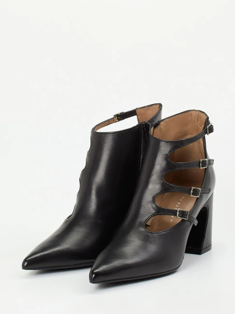 Andrea Puccini – Stiefeletten aus Lammleder schwarz