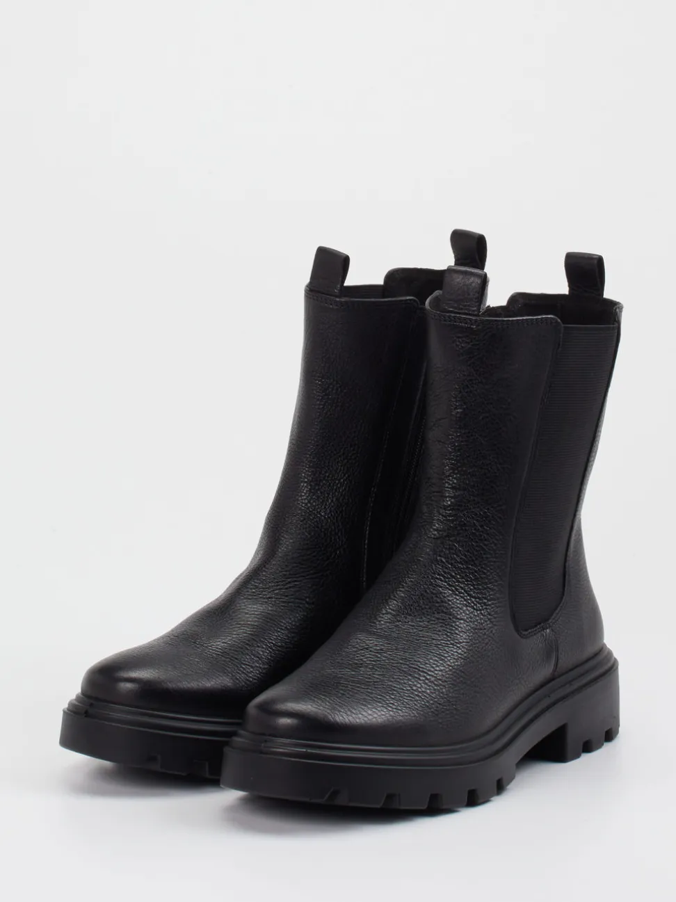 Ara – Chelsea-Stiefelette aus Kalbleder Schwarz