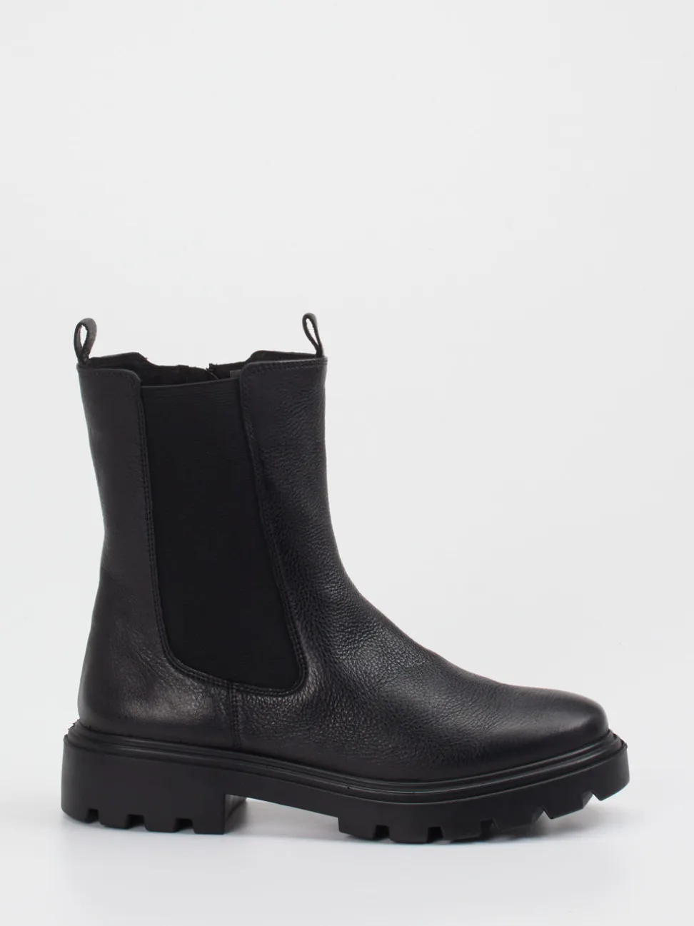 Ara – Chelsea-Stiefelette aus Kalbleder Schwarz