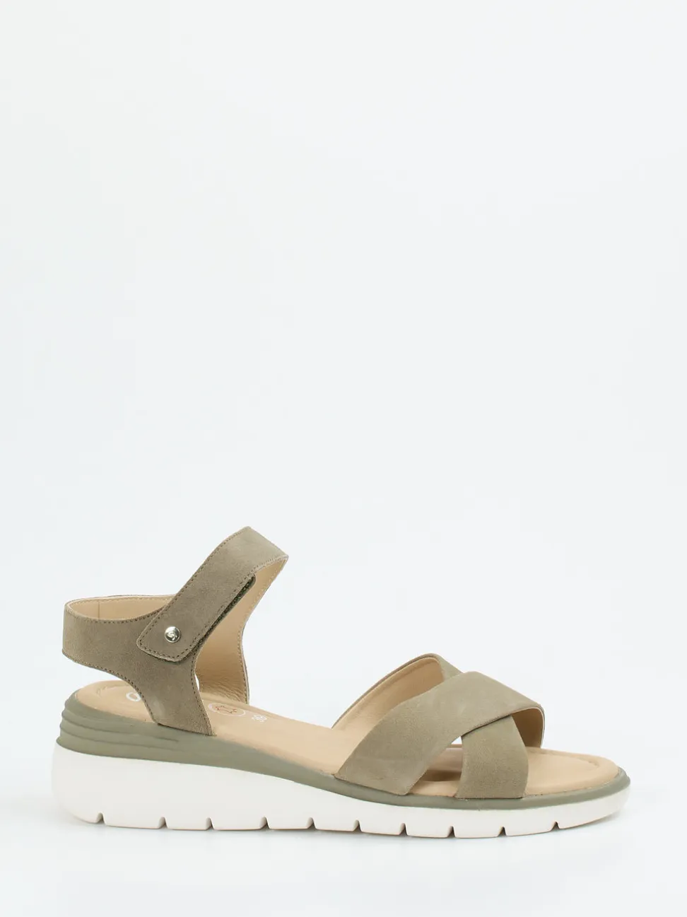 Ara – Komfortsandalen aus Veloursleder grün