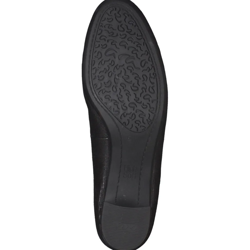 Ara – Pumps aus geprägtem Leder in Schwarz