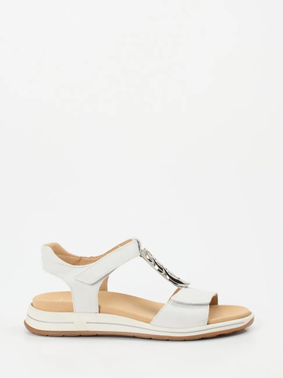 Ara – Sandalette aus Kalbleder Off-White
