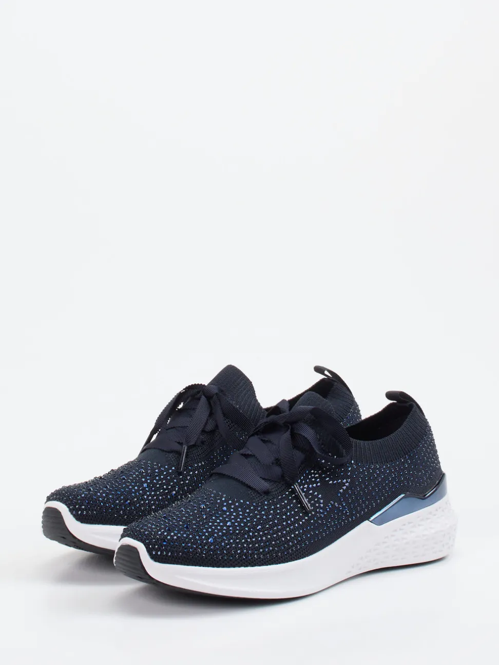 Ara – Slip-On Sneaker aus Stretchtextil Blau