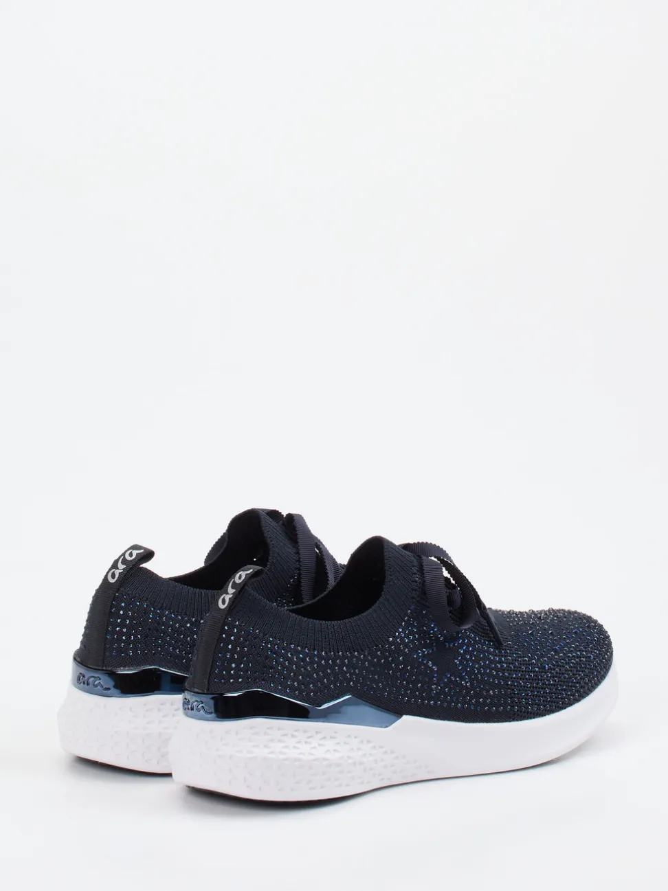 Ara – Slip-On Sneaker aus Stretchtextil Blau