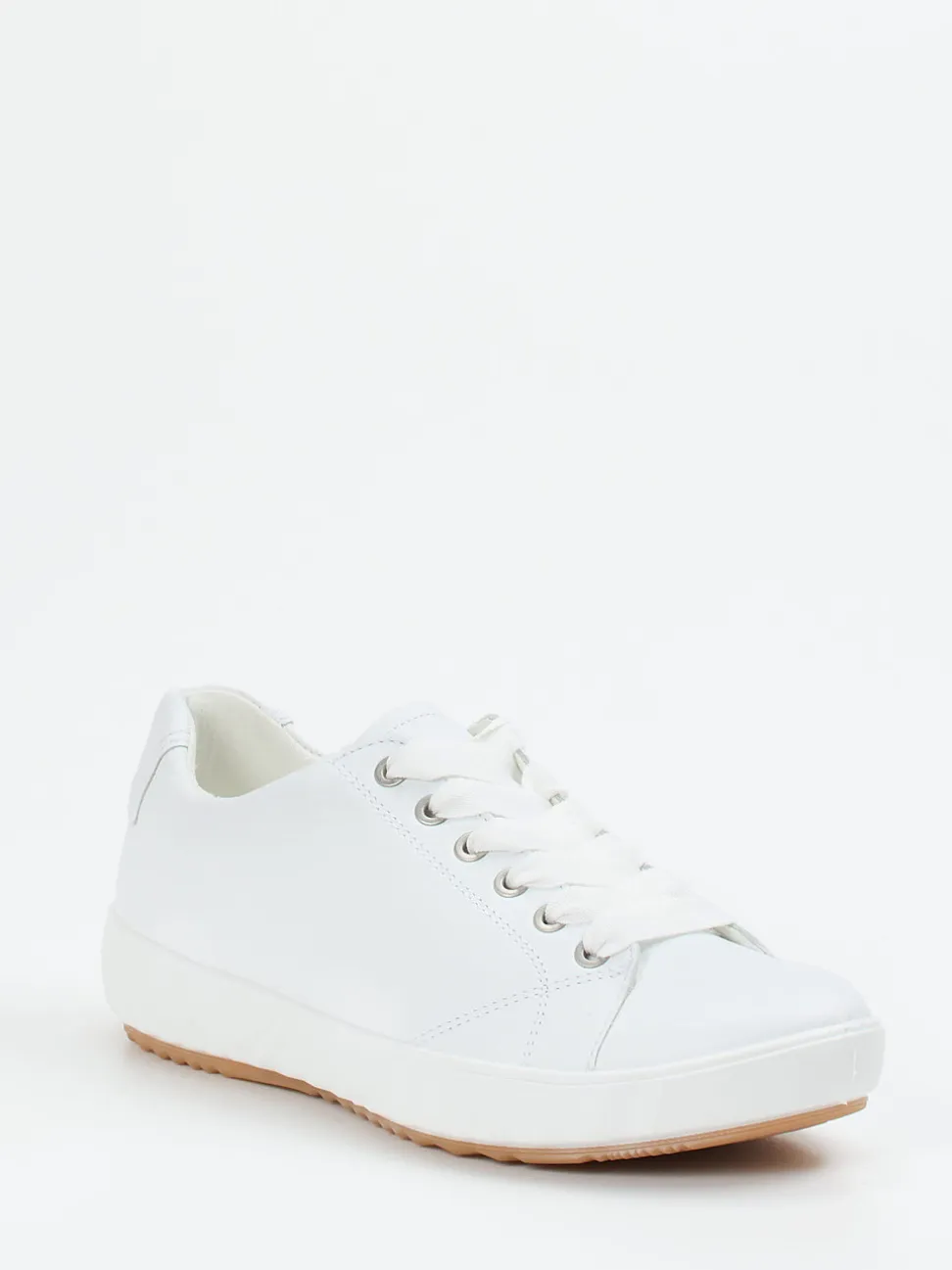 Ara – Sneaker aus Kalbleder weiß minimalistisch