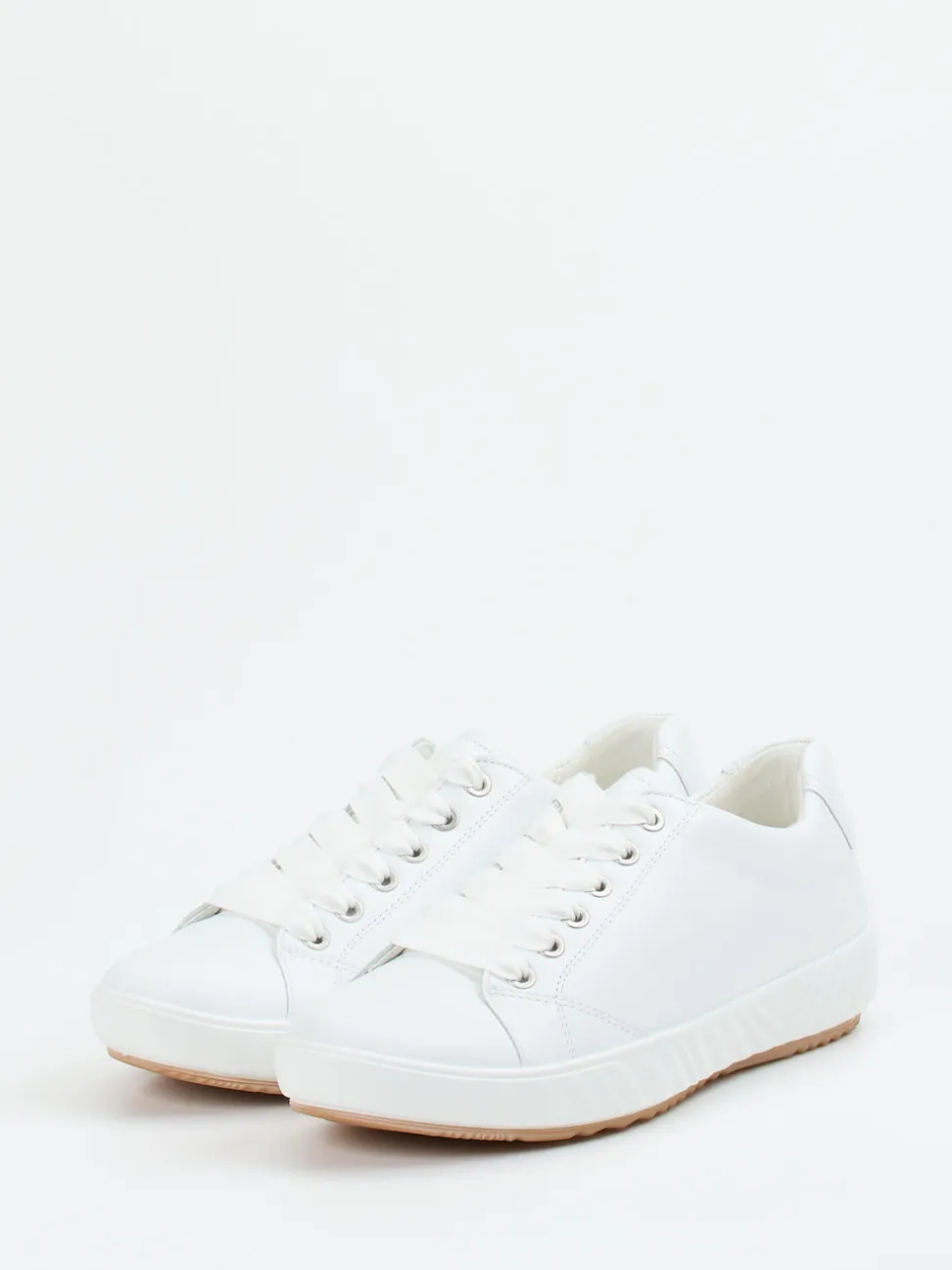Ara – Sneaker aus Kalbleder weiß minimalistisch