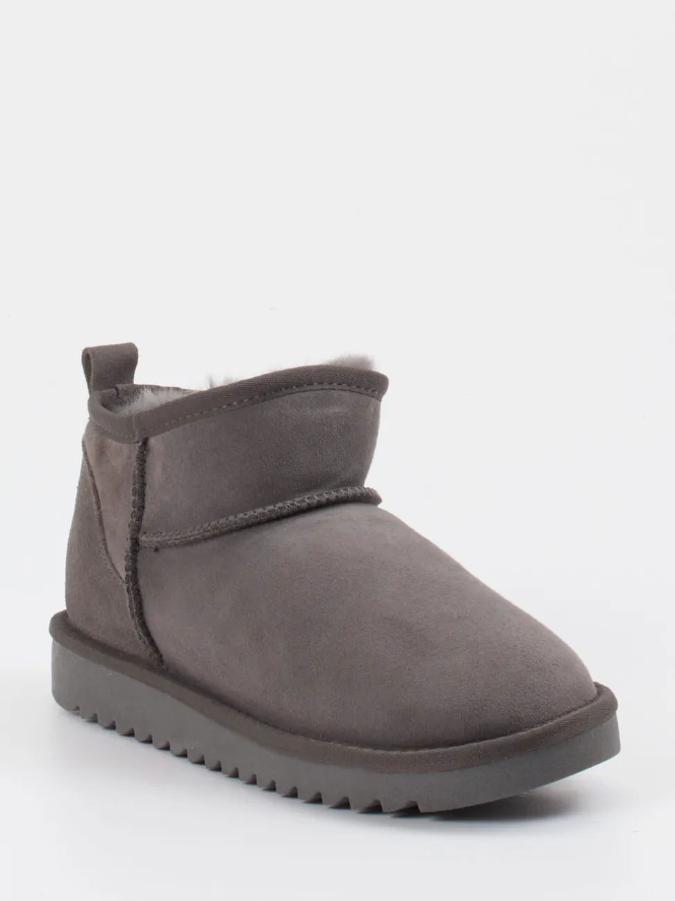 Ara – Stiefeletten aus Veloursleder in Grau