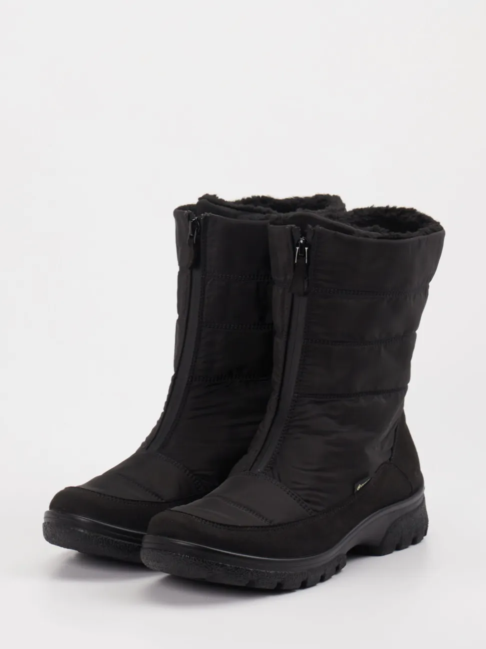 Ara – Winterstiefel aus winddichtem Material schwarz