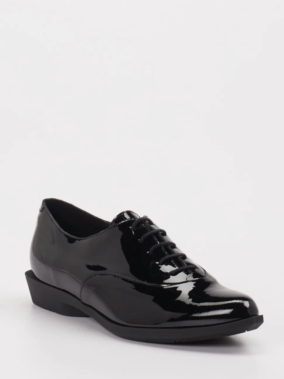 Arche – Derby-Schnürschuh aus Lackleder schwarz