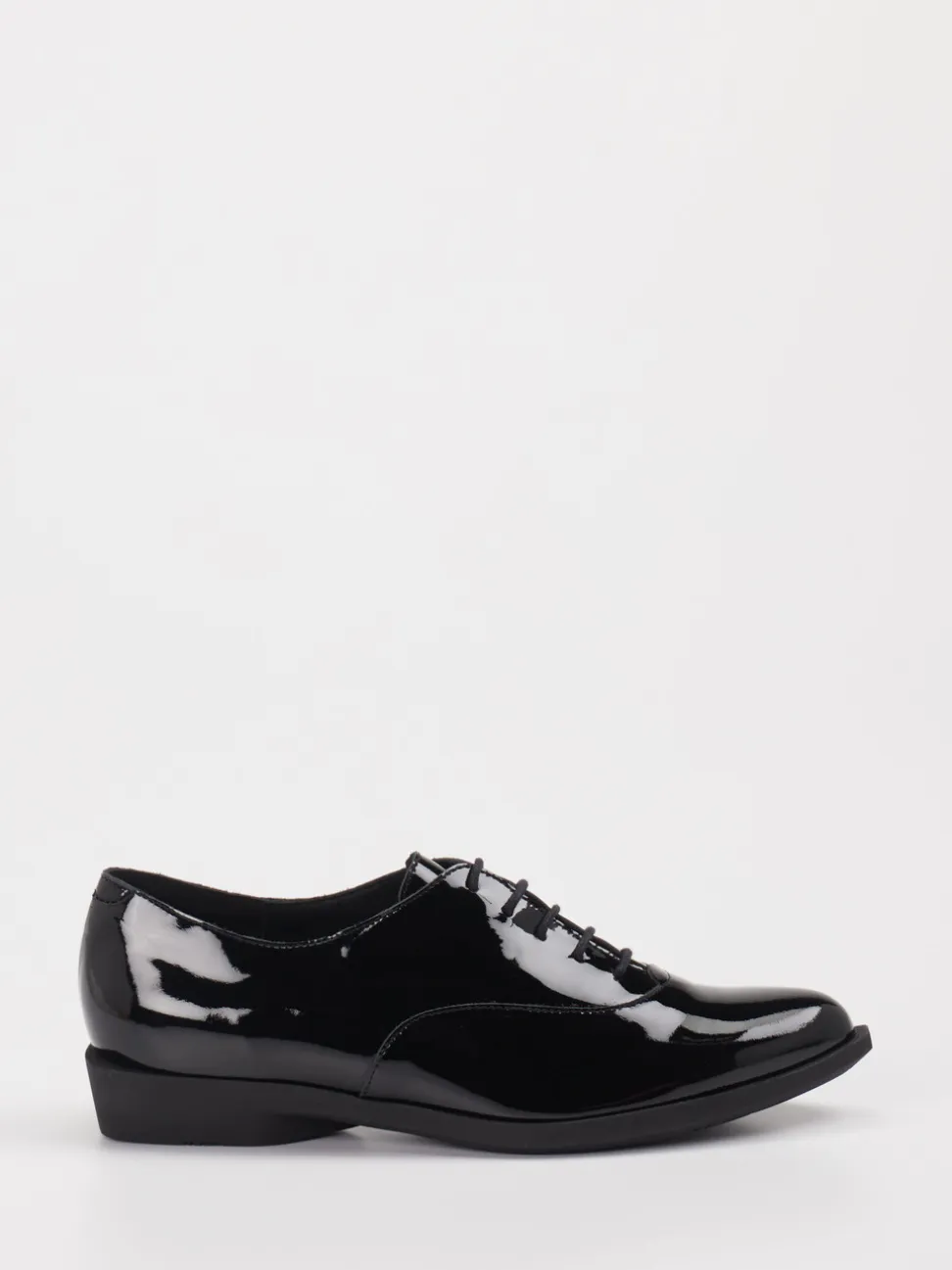 Arche – Derby-Schnürschuh aus Lackleder schwarz