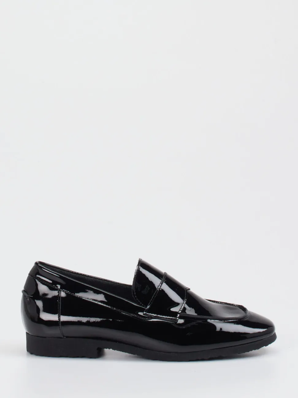 Arche – Loafer aus Lackleder in Schwarz