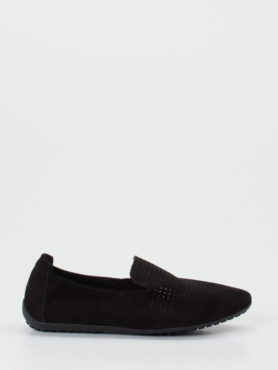 Arche – Slipper aus Nubukleder in Schwarz
