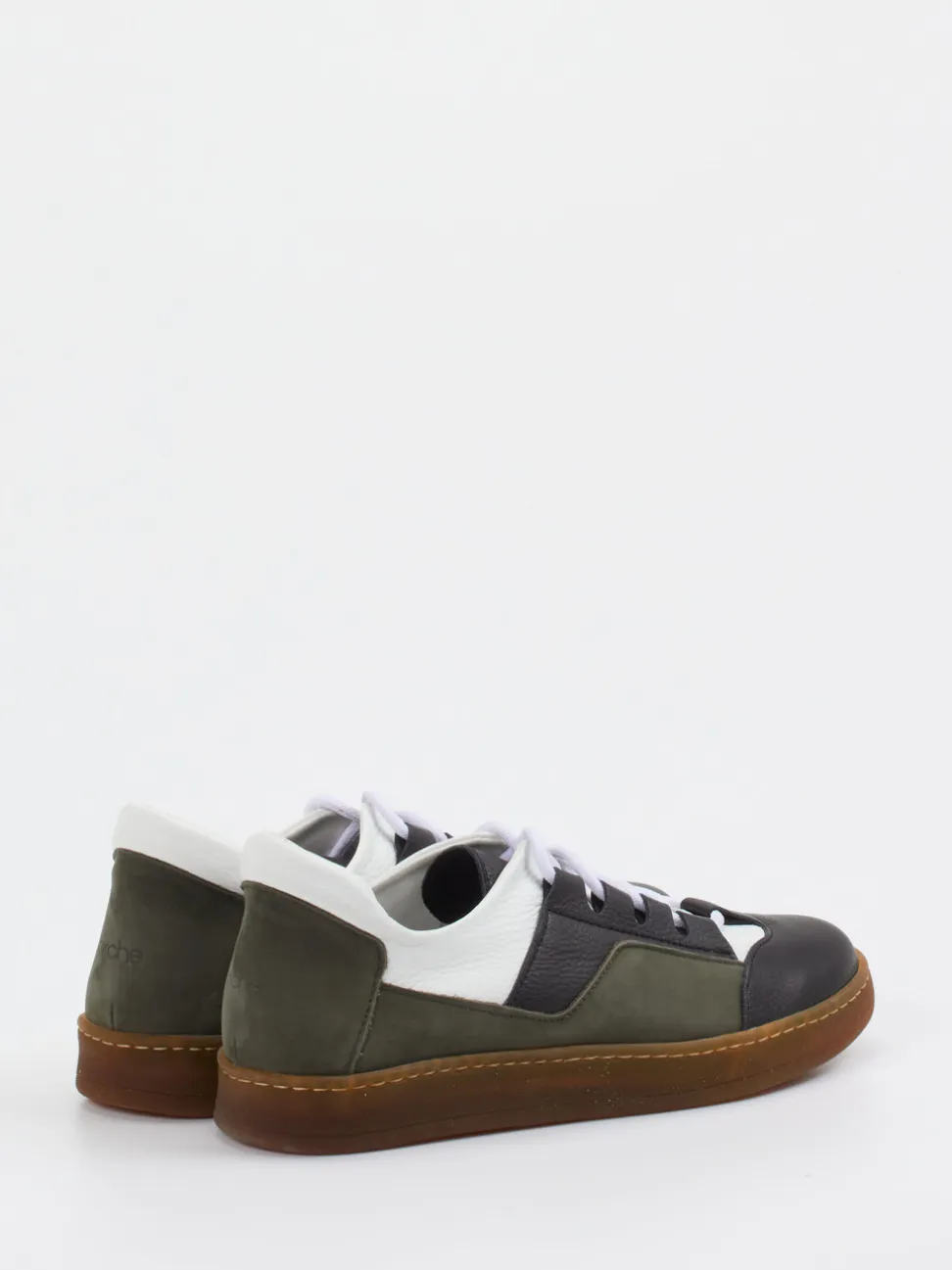Arche – Sneaker aus Velourleder und Glattleder schwarz
