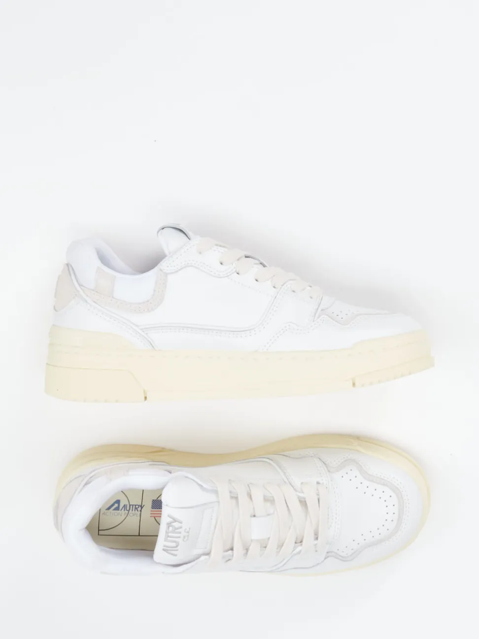 Autry – Sneaker aus Kalbleder Offwhite