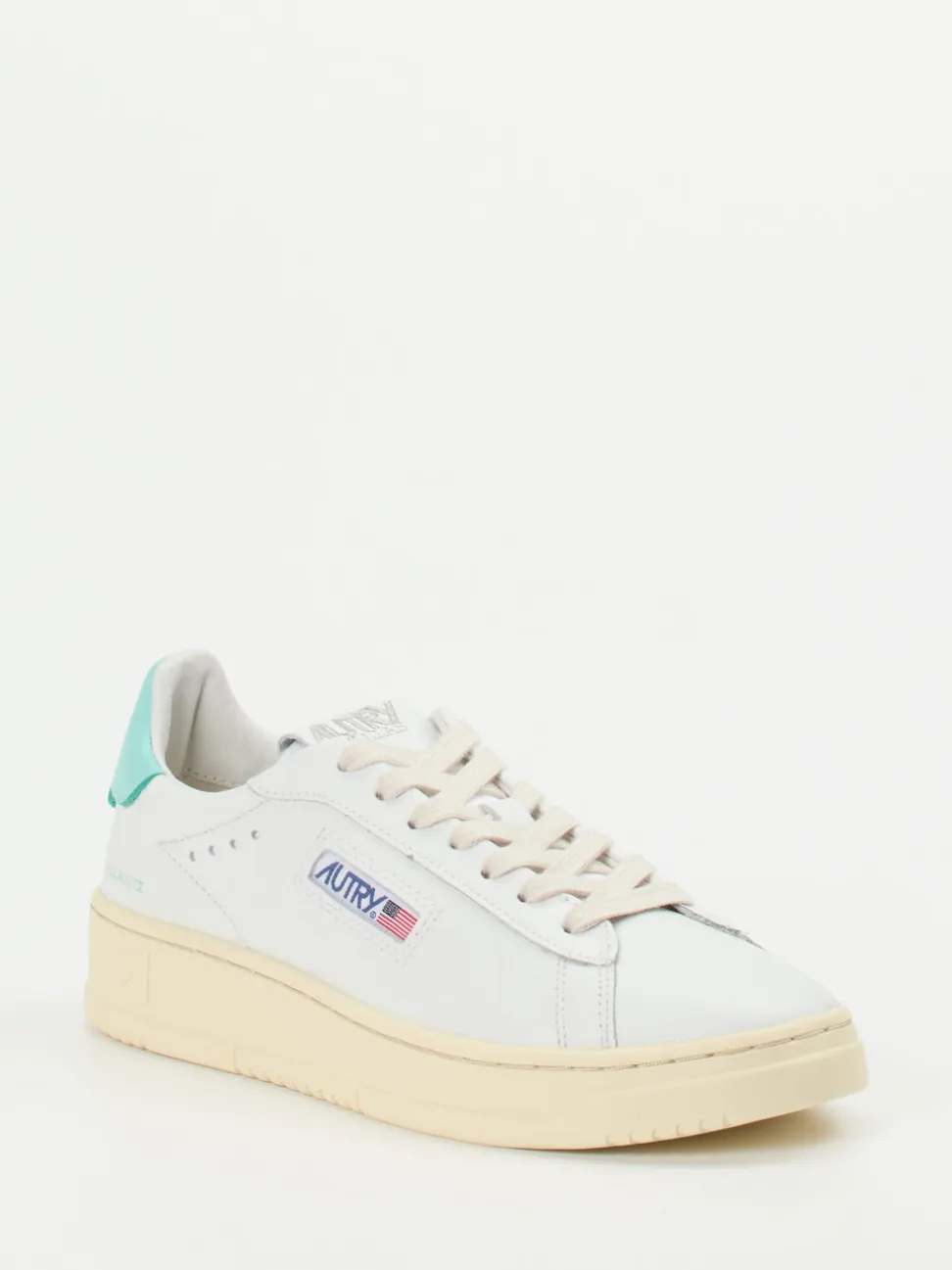 Autry – Sneaker aus Leder Weiß mit Farbakzent