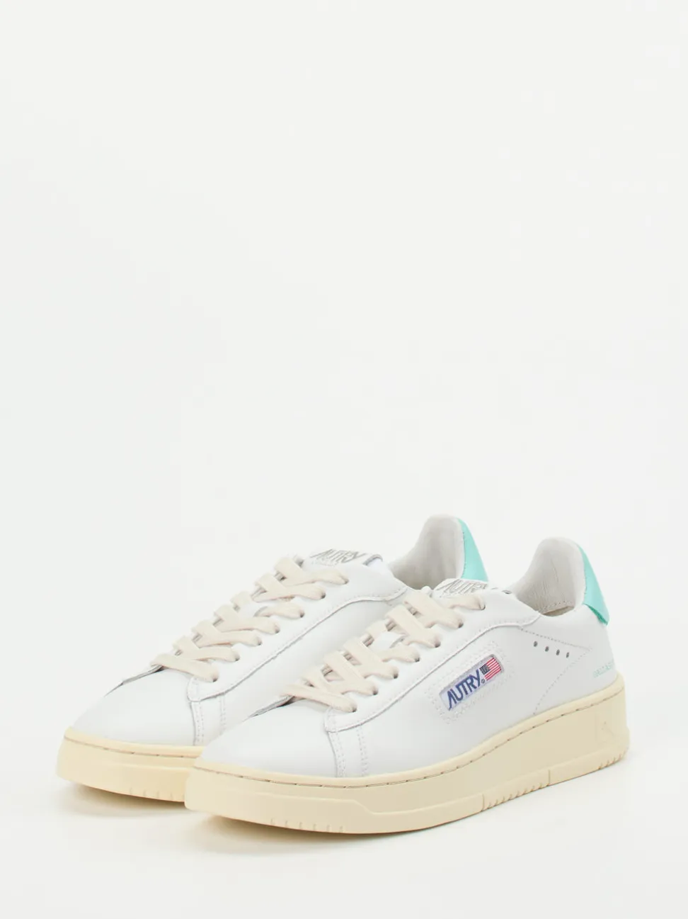 Autry – Sneaker aus Leder Weiß mit Farbakzent