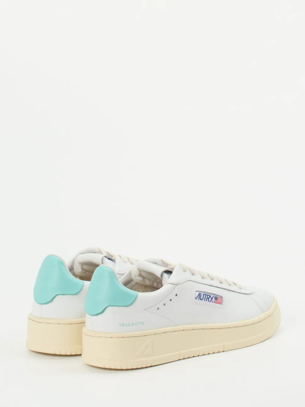 Autry – Sneaker aus Leder Weiß mit Farbakzent