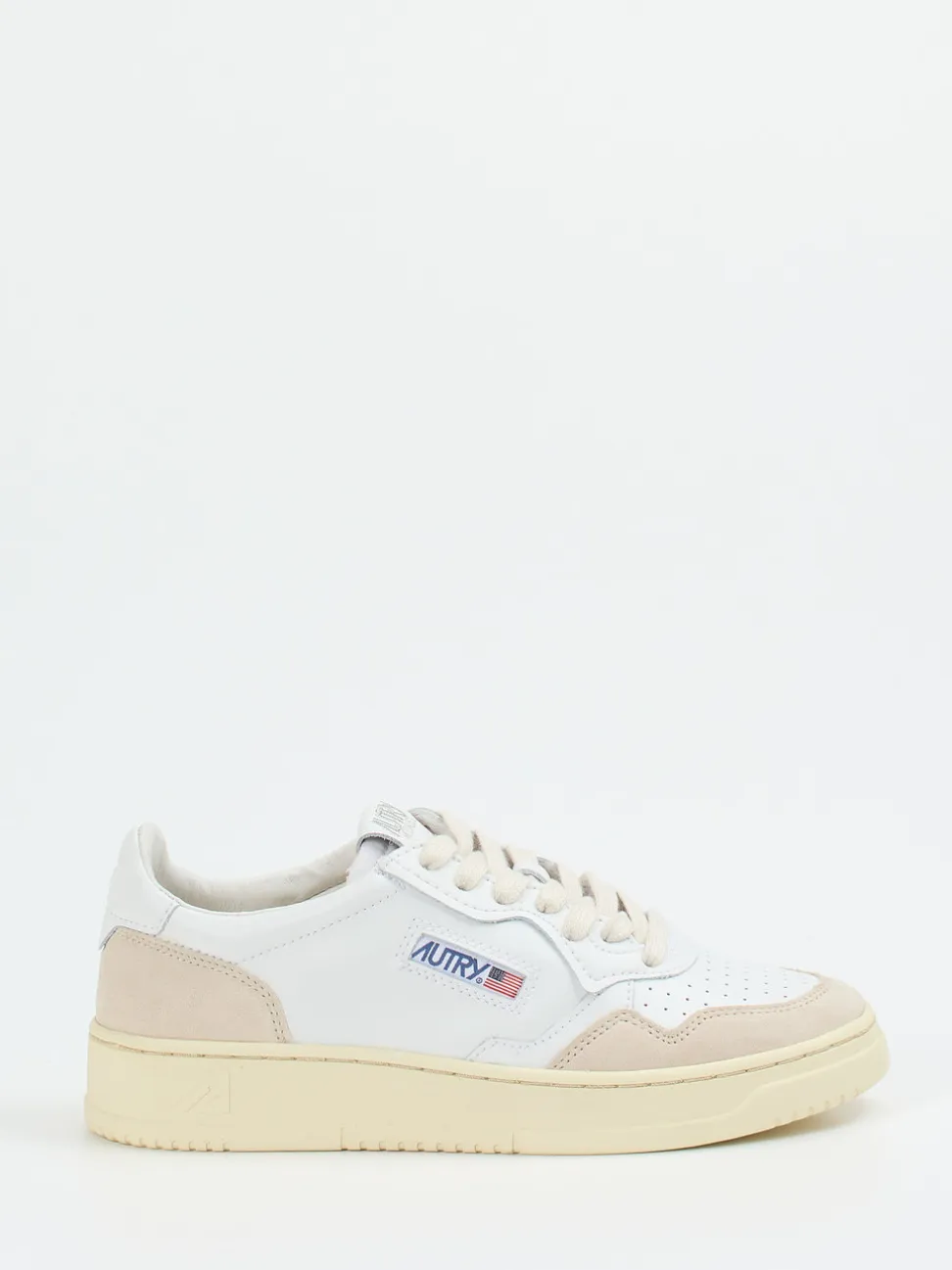 Autry – Sneaker aus Veloursleder in Offwhite