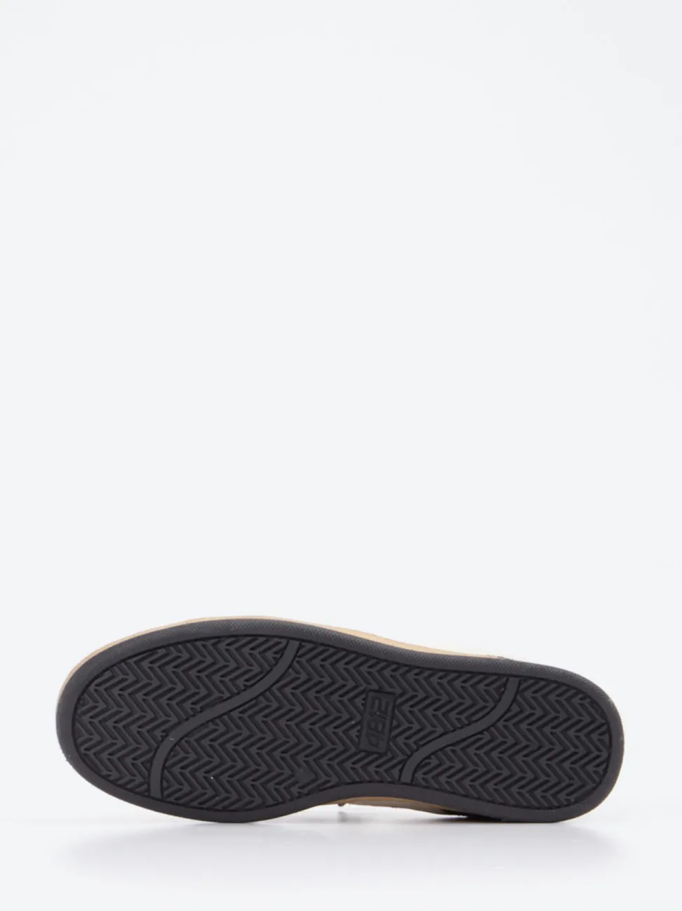 4B12 – Sneaker aus Velour/Leder mit Glitzerdetail