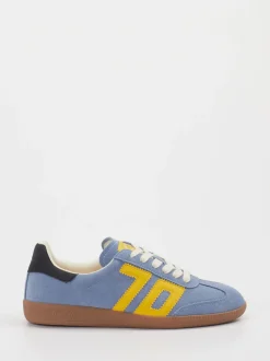 Back 70 – Retro-Sneaker aus Veloursleder jeansblau