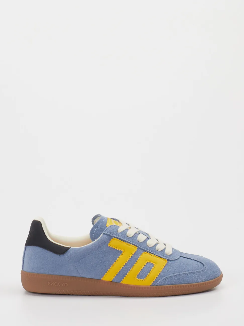 Back 70 – Retro-Sneaker aus Veloursleder jeansblau