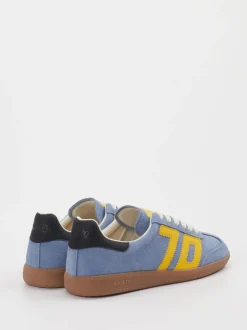 Back 70 – Retro-Sneaker aus Veloursleder jeansblau