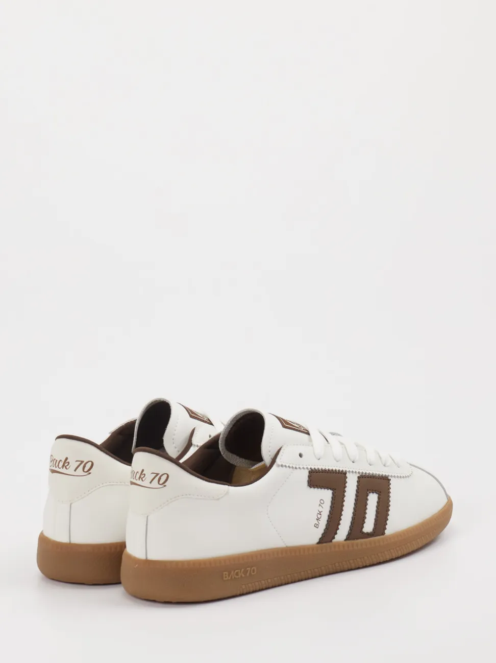 Back 70 – Sneaker aus Kalbleder in Weiß
