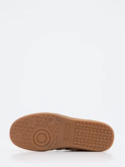 Back 70 – Sneaker aus Velours/Textil in Beigebraun