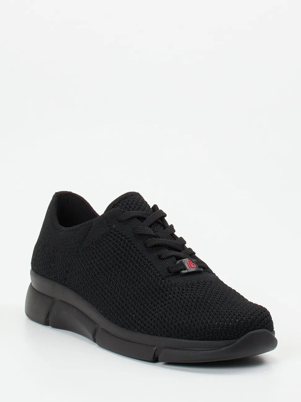 Berkemann – Komfort-Sneaker aus gestricktem Textil schwarz