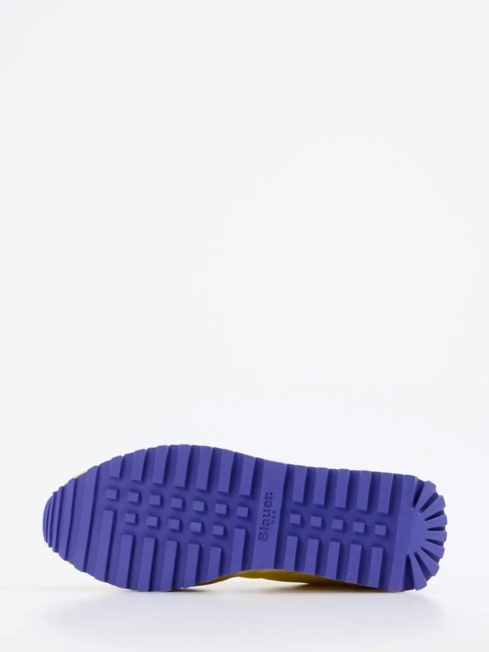 Blauer – Retro-Sneaker aus Veloursleder gelb