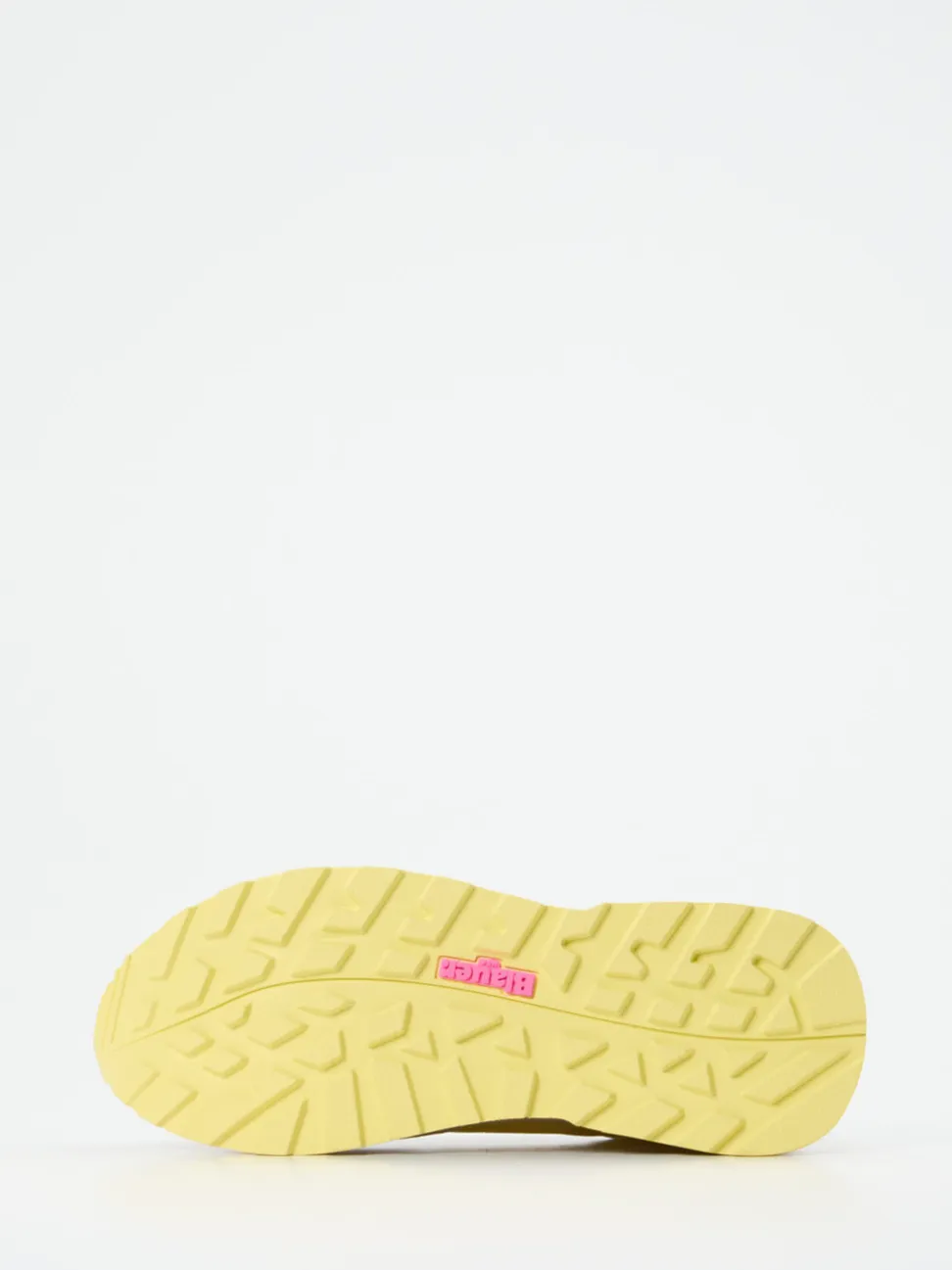 Blauer – Sneaker aus Veloursleder und Nylon Pastellgelb