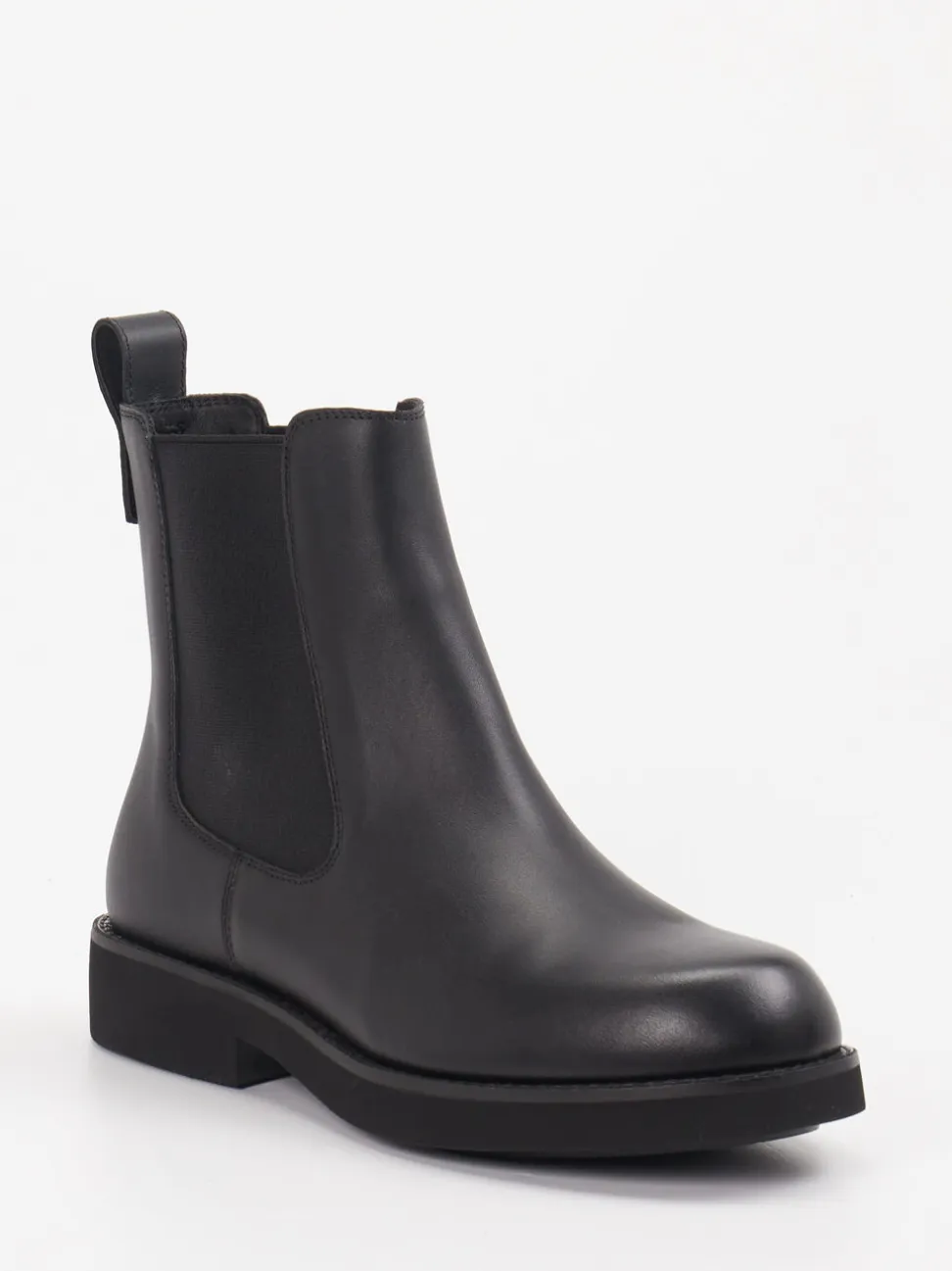 Boss – Chelsea Boots aus Lammleder schwarz