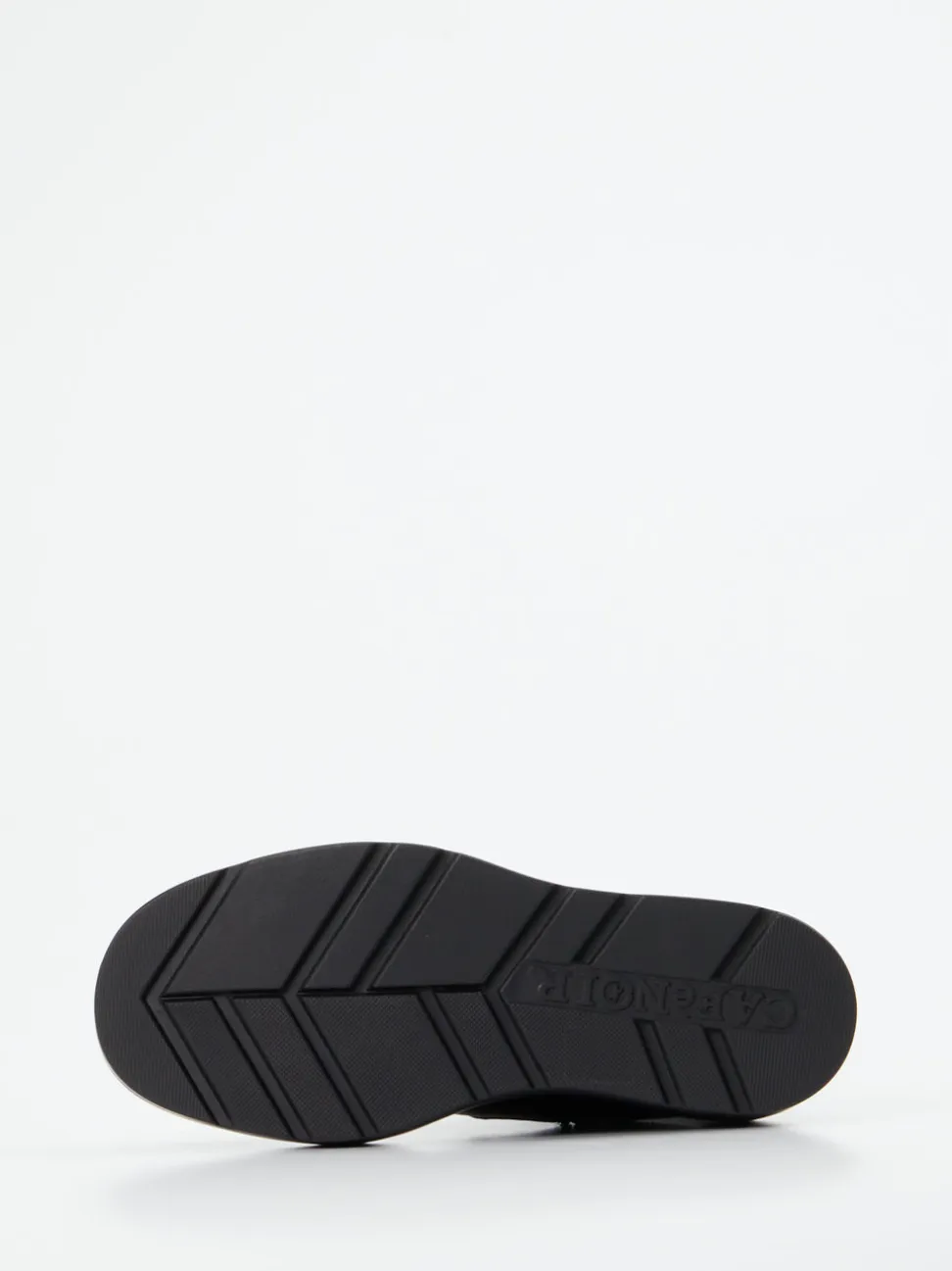 CAFèNOIR – Plateau-Stiefeletten aus Glattleder Schwarz