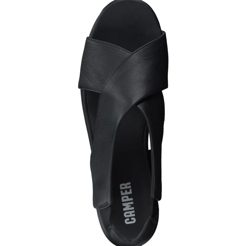 Camper – Sandale aus Kalbleder in Schwarz