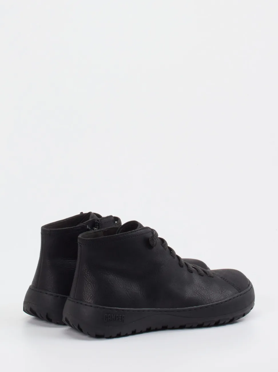 Camper – Schnürboots aus Nubukleder Schwarz