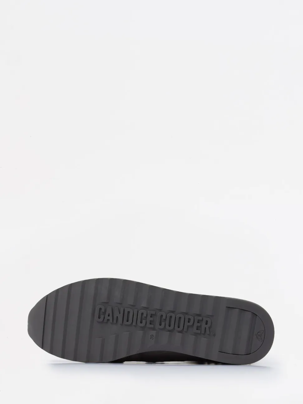 Candice Cooper – High-Top Sneaker aus Nubukleder grau