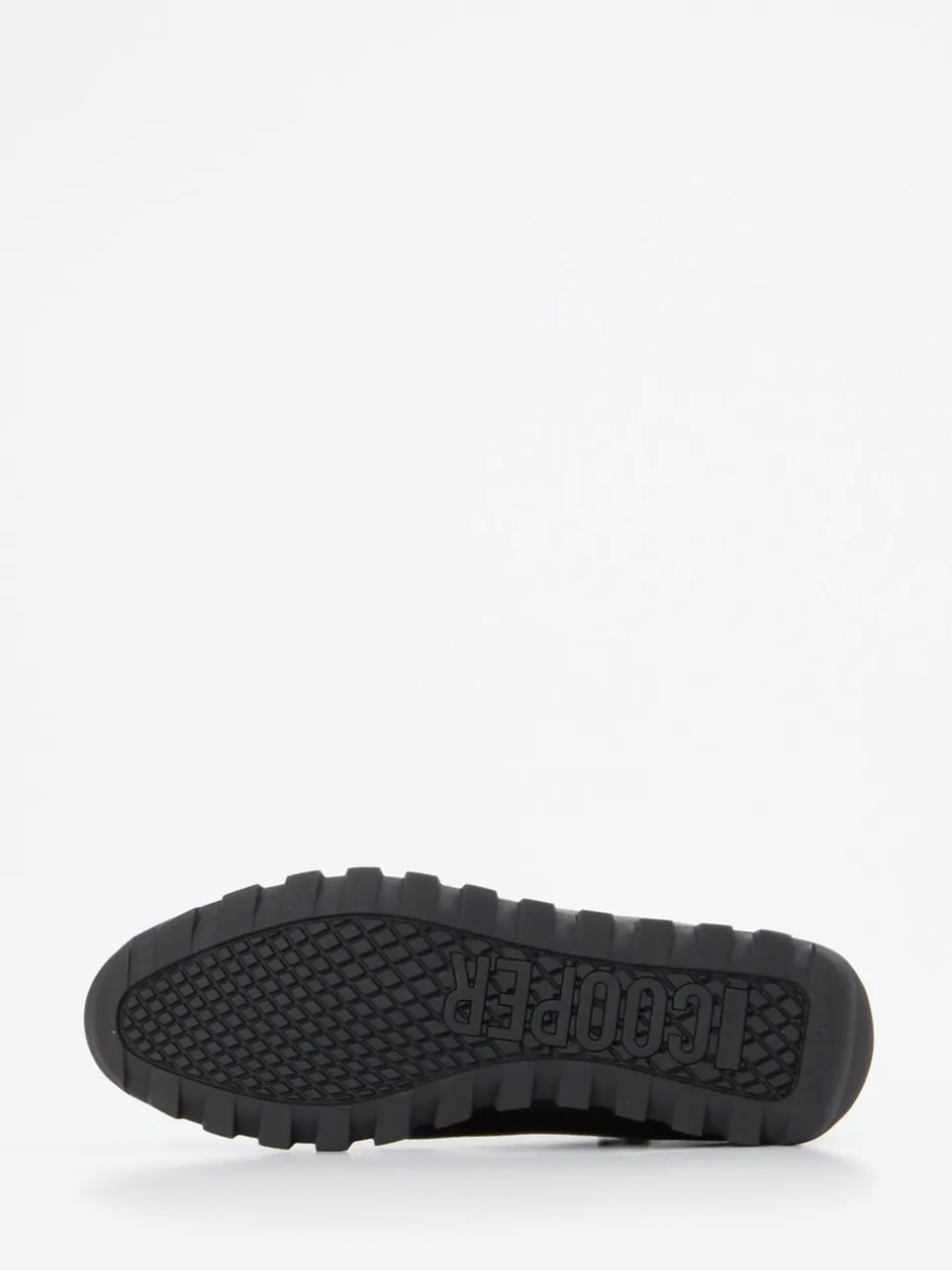 Candice Cooper – High-Top Sneaker aus Kalbleder Schwarz
