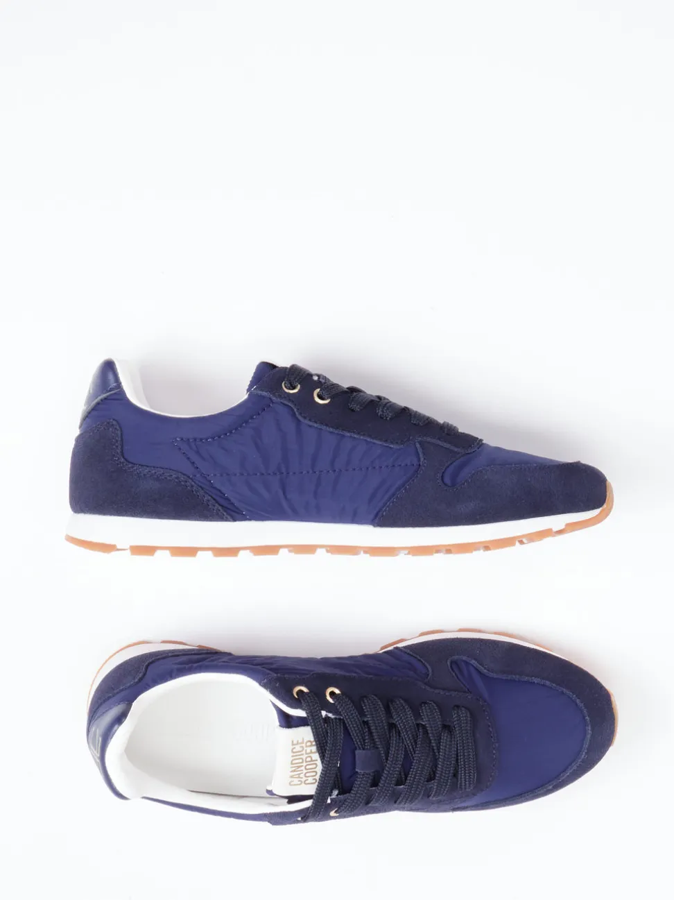 Candice Cooper – Sneaker aus Veloursleder und Nylon