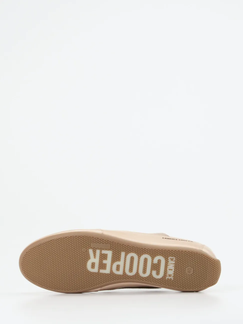 Candice Cooper – Sneaker aus Veloursleder in Taupe