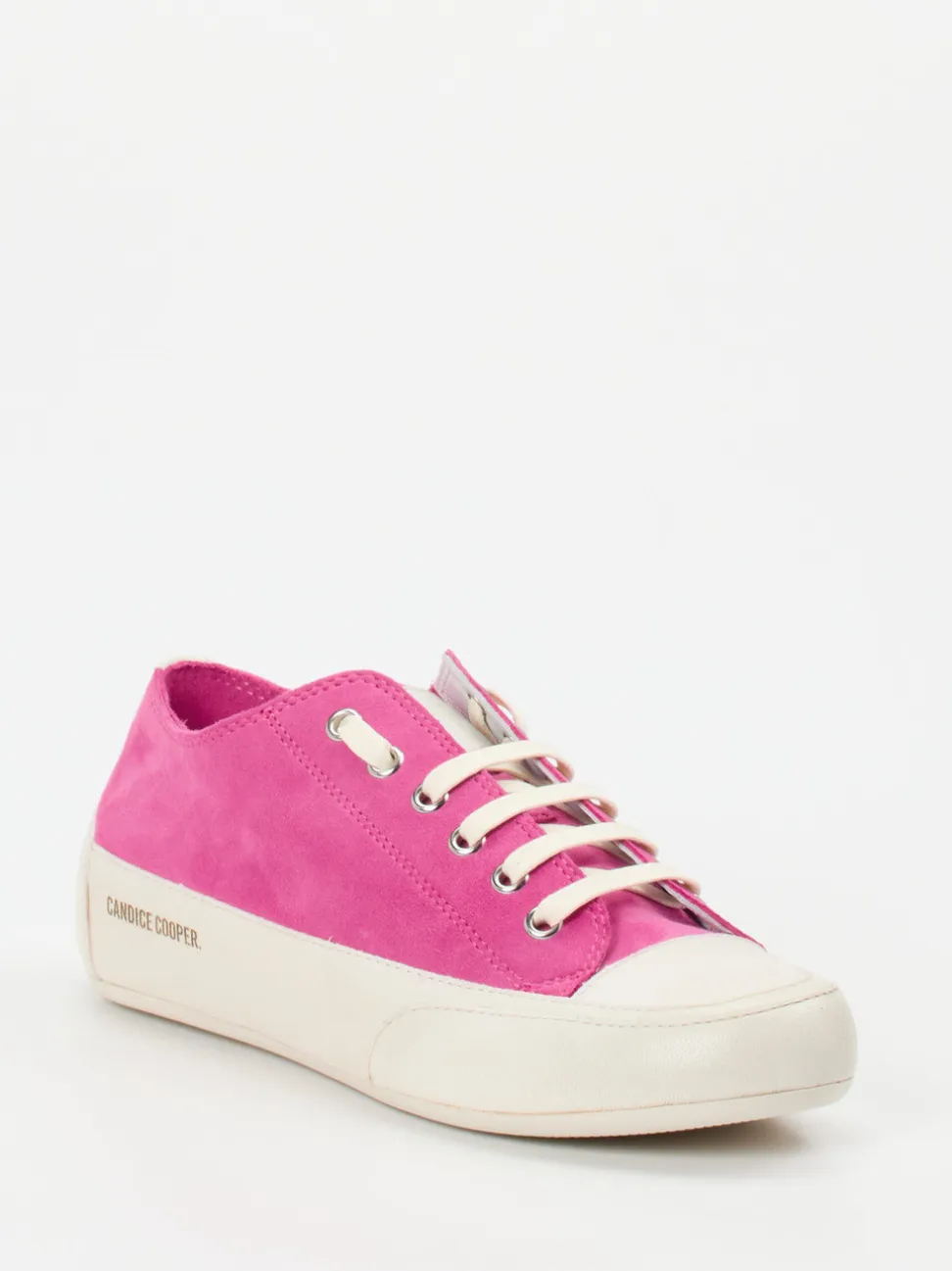 Candice Cooper – Sneaker aus Veloursleder Pink