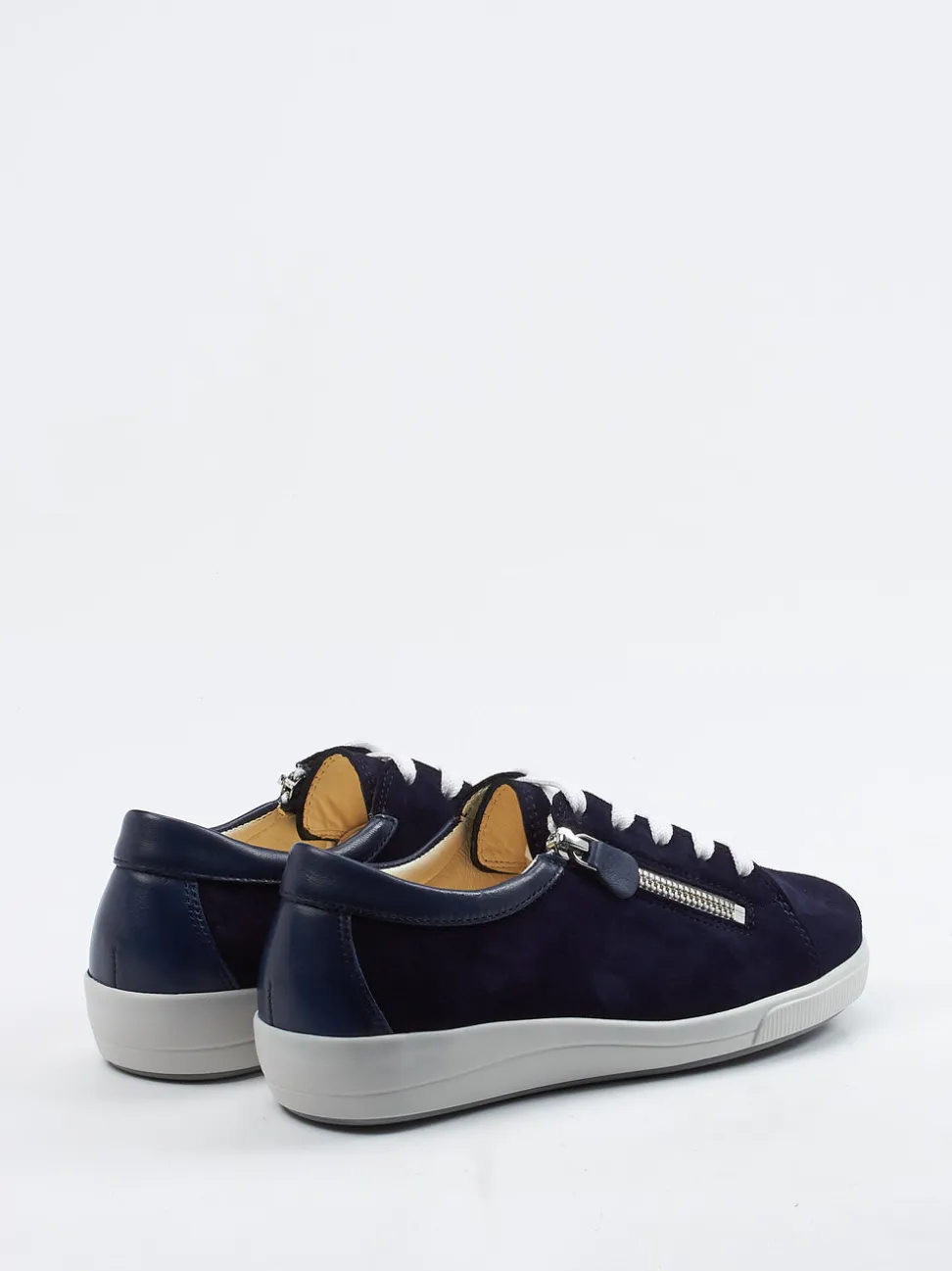 Christian Dietz – Komfort-Sneaker aus Veloursleder Marineblau